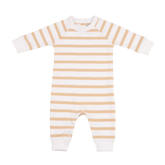 Bob & Blossom Biscuit and White Striped All-In-One