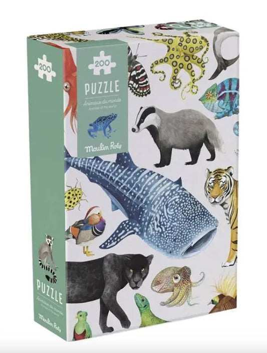 Moulin Roty Animals of the World Puzzle (200 pieces)