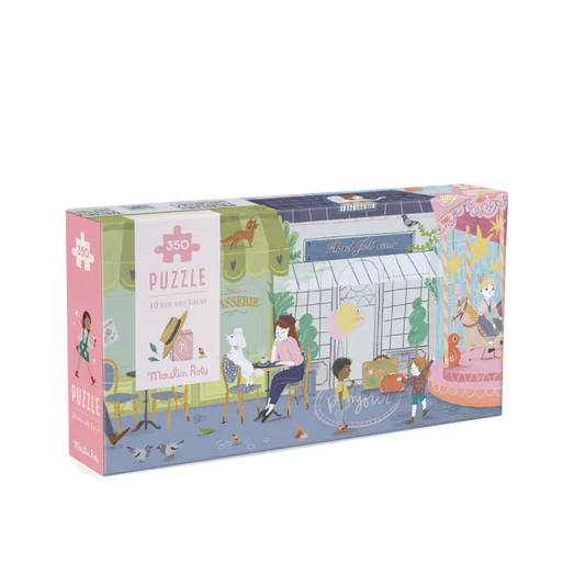 Moulin Roty 10 Rue des Lilas Puzzle (350 pieces) Tout Autour du Monde