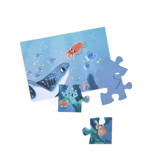 Moulin Roty Glow-in-the-dark Puzzle Under the Sea