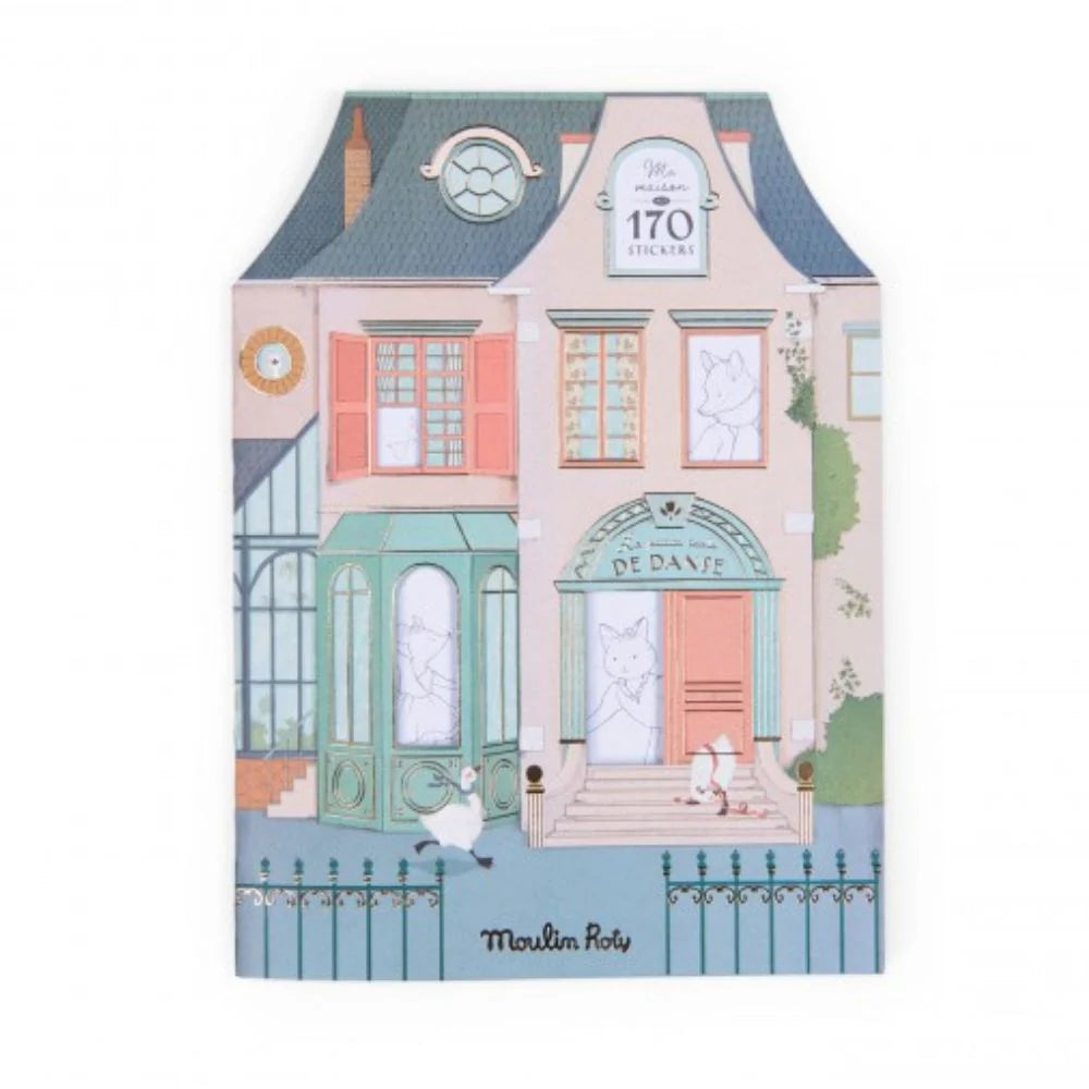 Moulin Roty Colouring Book + 170 Stickers La Petite Ecole De Danse