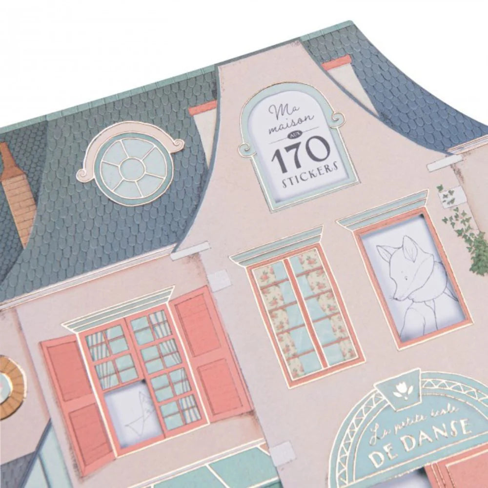 Moulin Roty Colouring Book + 170 Stickers La Petite Ecole De Danse