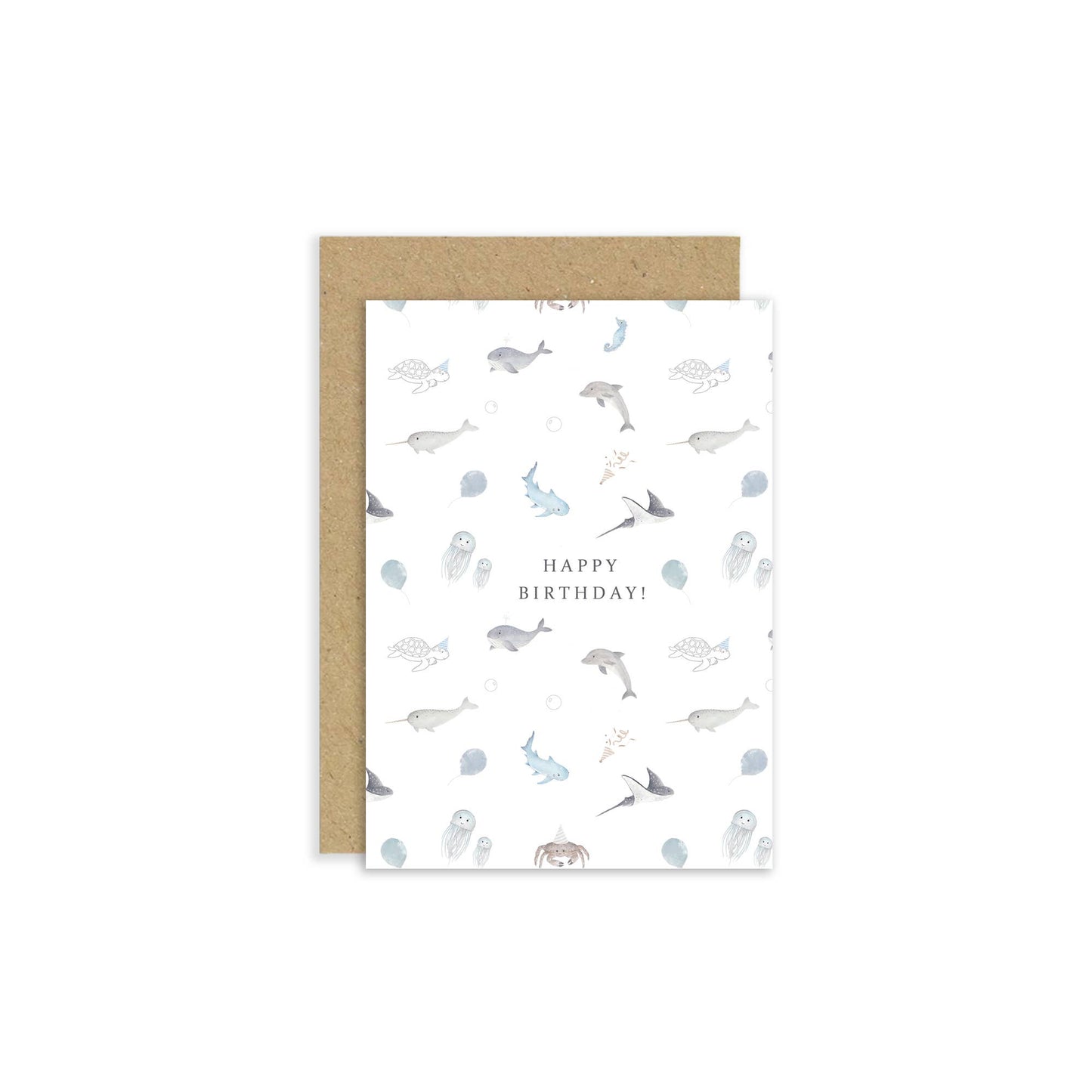 Little Roglets - Under the Sea Card | Kids Birthday Card | Ocean Animal Card