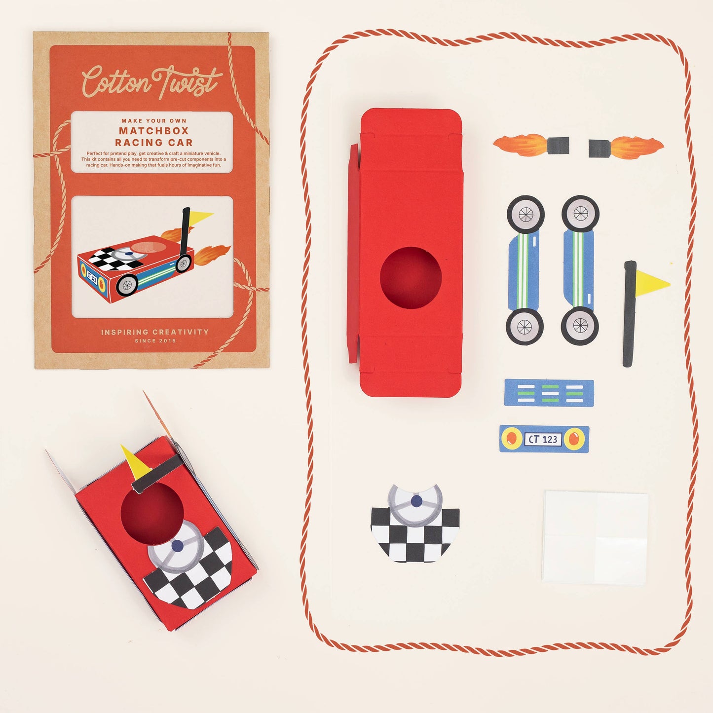 Cotton Twist - Make Your Own Matchbox Racing Car