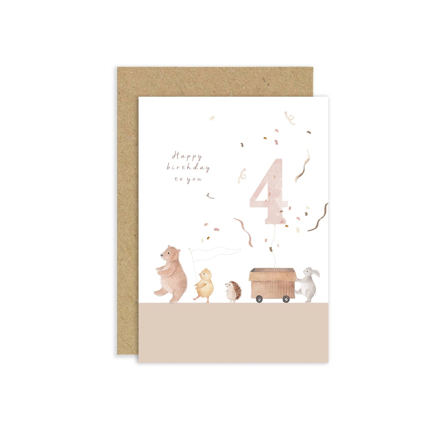 Little Roglets - 4th Birthday Card | Kids Birthday Card | Special Age Card