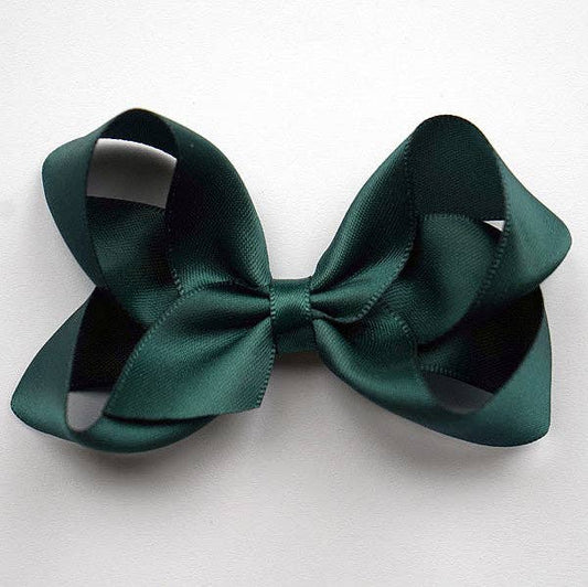 Verity Jones London - Medium Spruce Satin Hair Clip