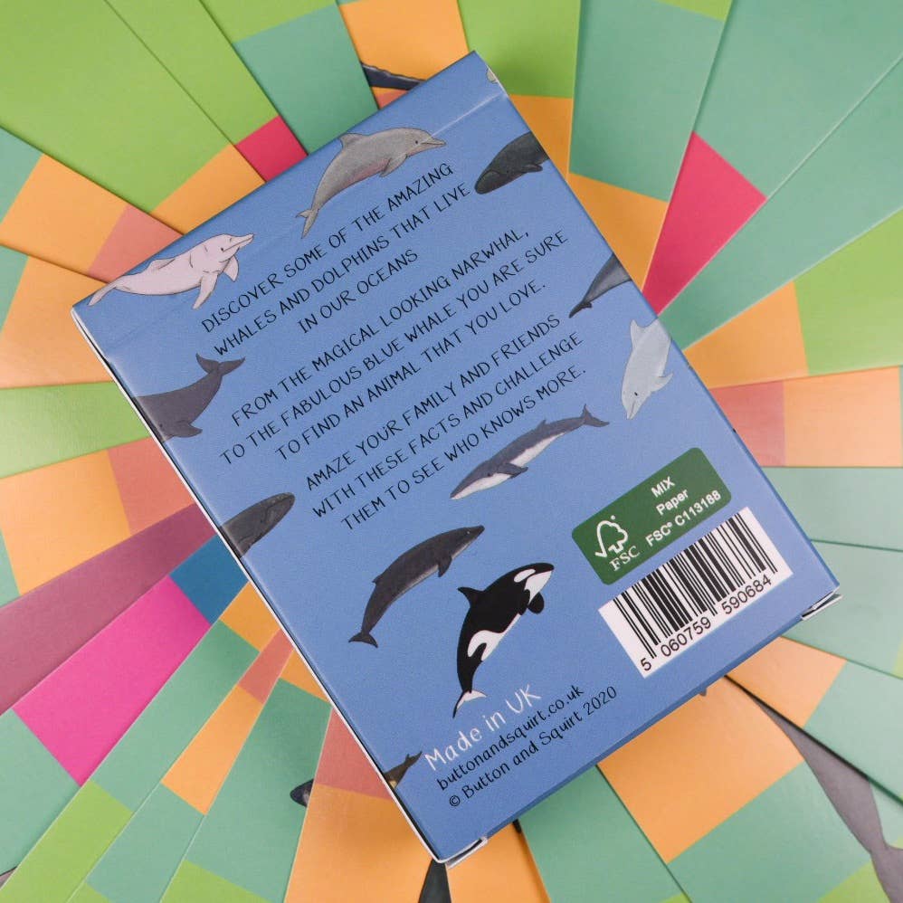 Button & Squirt - Amazing Whales and Dolphins Fact Cards