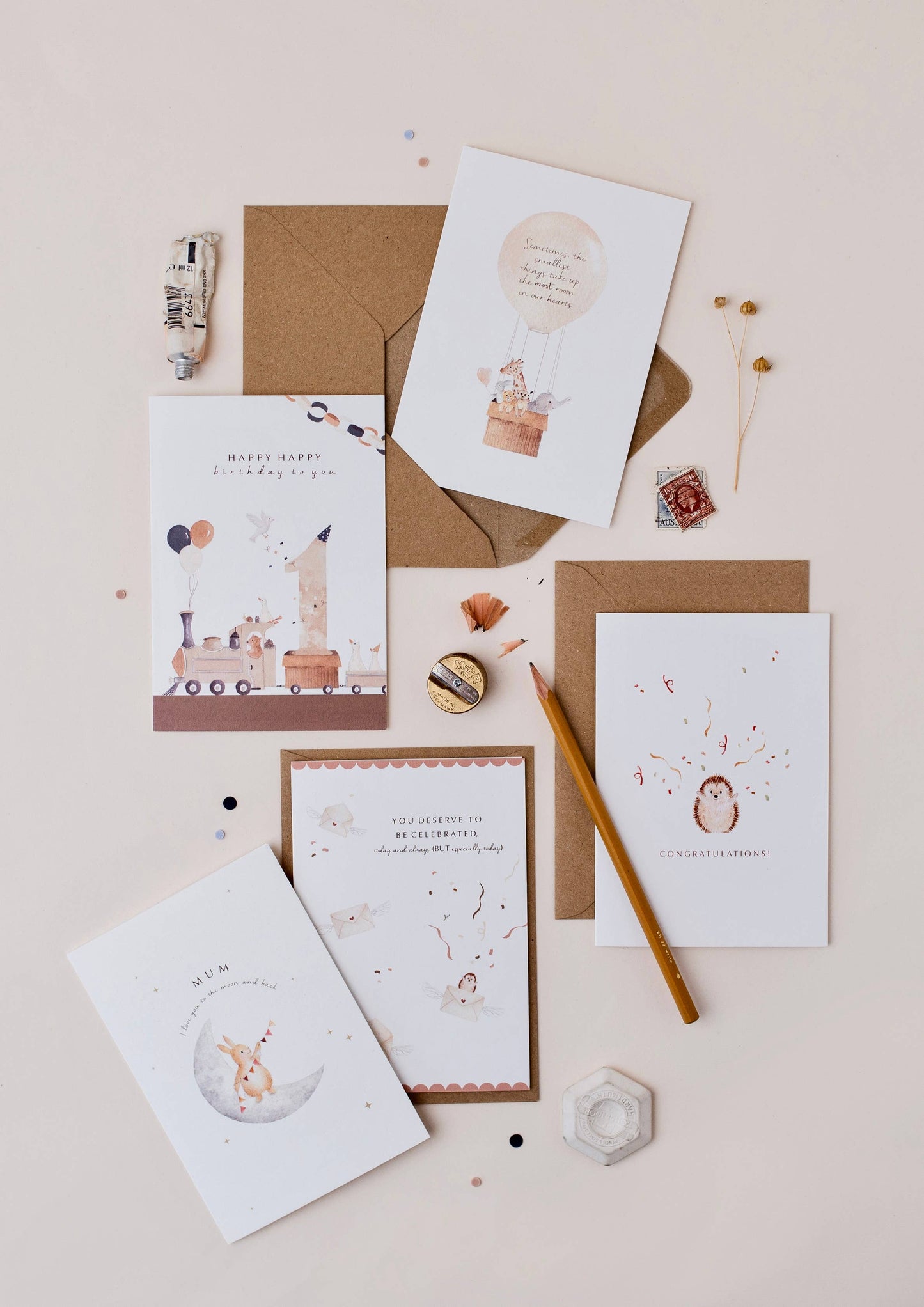 Little Roglets - 1st Birthday Train Card | Kids Birthday Card | Special Ages
