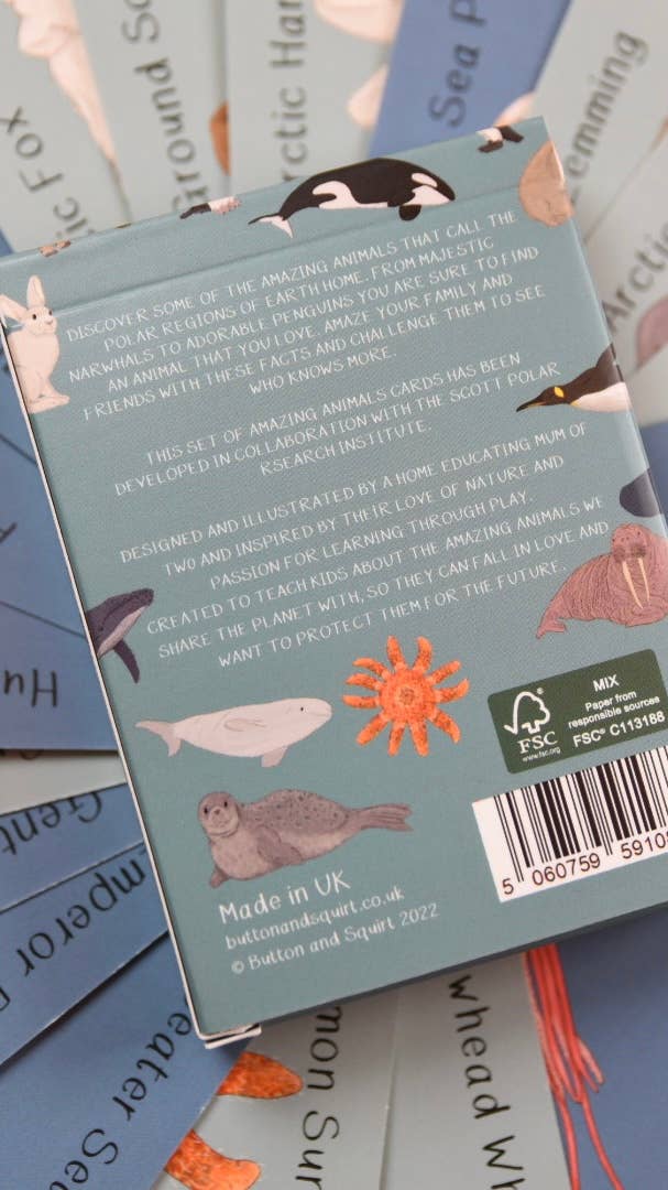 Button & Squirt - Amazing Polar Animals Fact Cards