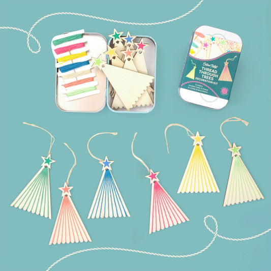 Cotton Twist - Thread Through Trees Decoration Kit