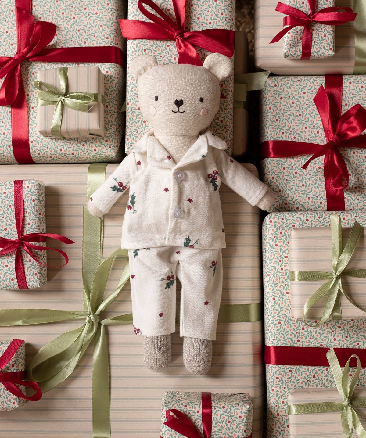 Avery Row - Christmas Soft Toy - Polar Bear