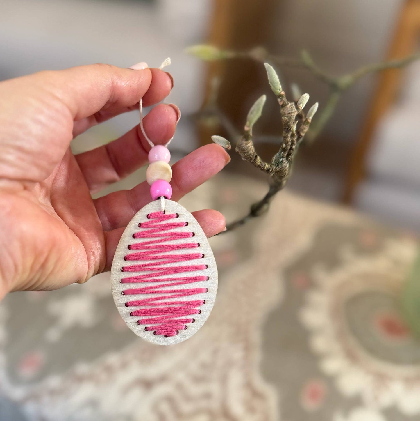 Cotton Twist - Springtime Stitches Egg Decoration Kit - Easter Craft Kit