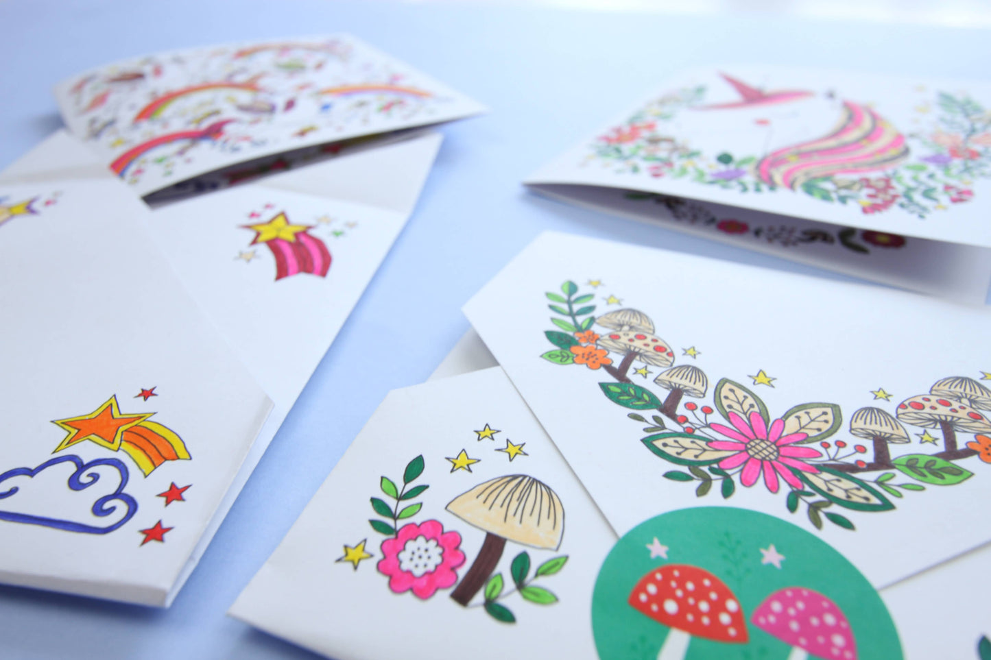 Nosy Crow - National Trust: Unicorns & Rainbows: Colouring Cards