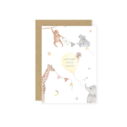 Little Roglets - First Day of School Card | Back to School | Greeting Cards