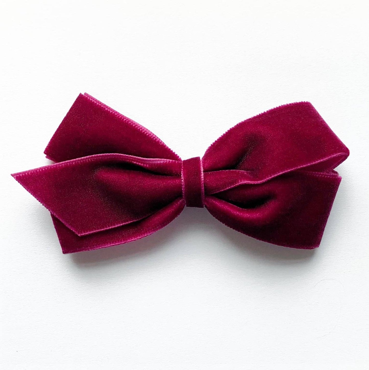 Verity Jones London - Medium Wine Velvet Hair Clip