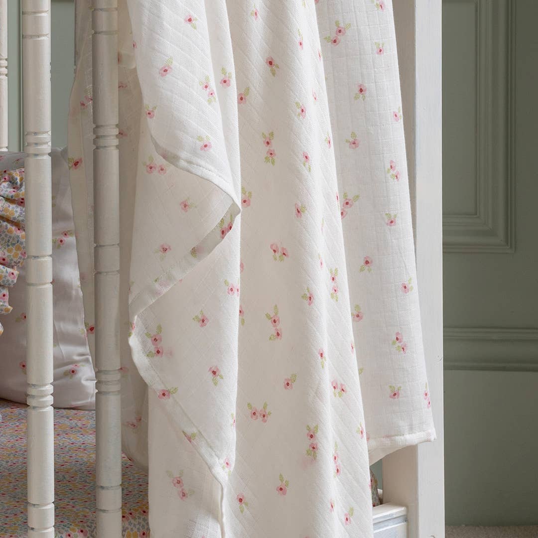 Avery Row - Muslin Swaddle - Anemone