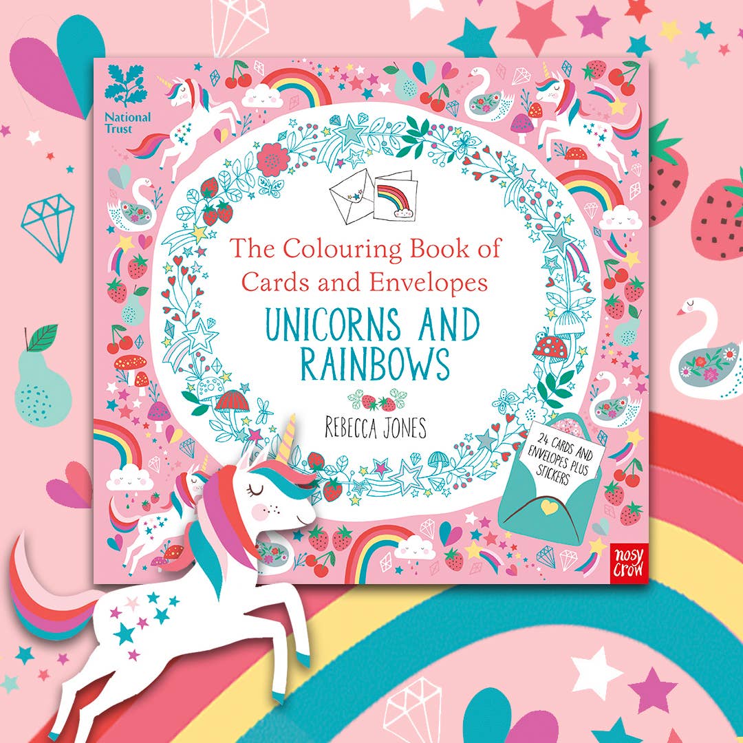 Nosy Crow - National Trust: Unicorns & Rainbows: Colouring Cards