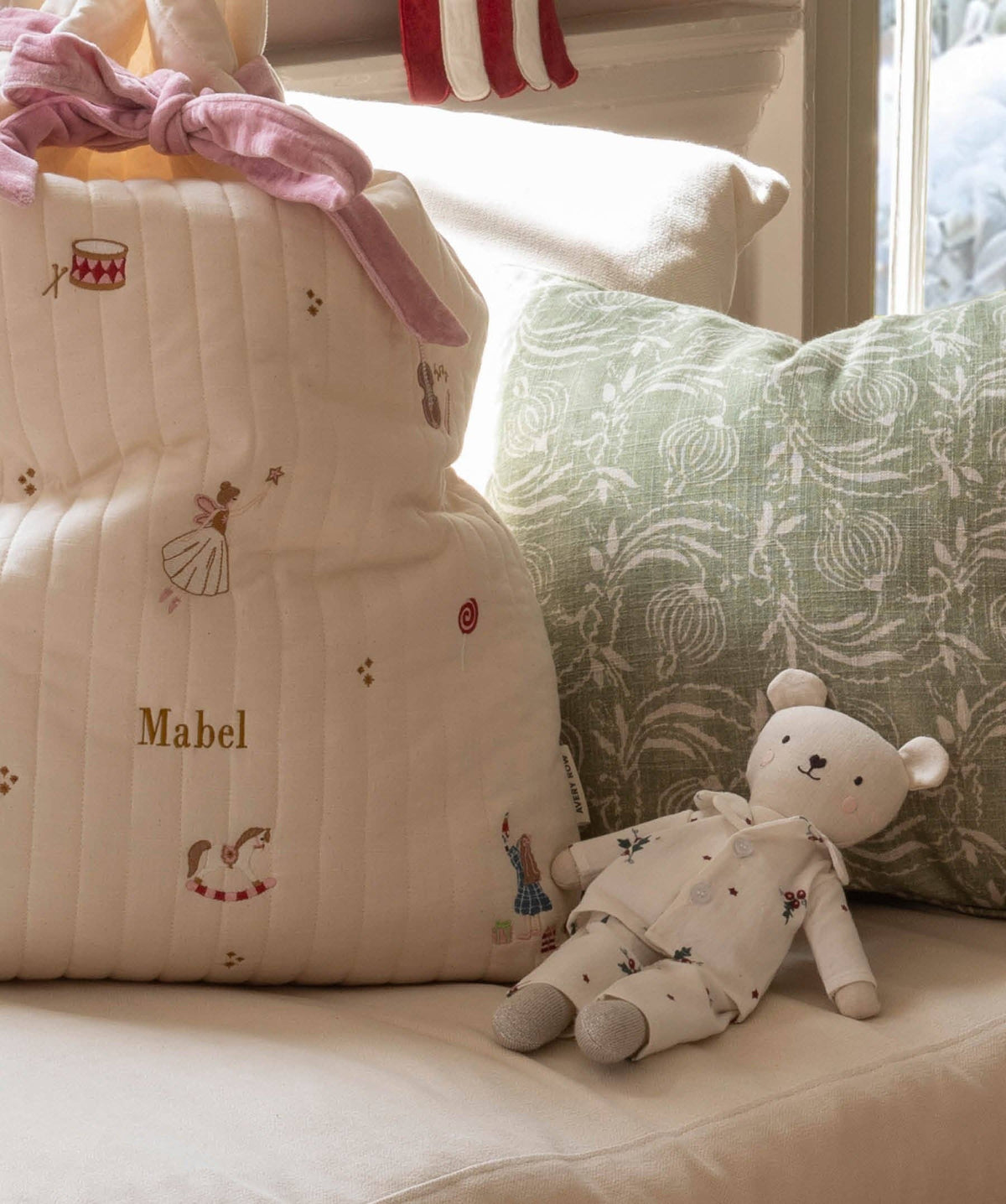 Avery Row - Christmas Soft Toy - Polar Bear