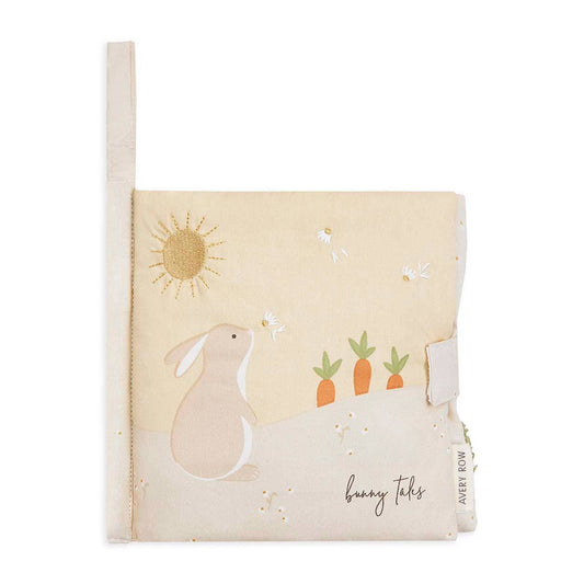 Avery Row - Baby Fabric Book- Bunny Tales