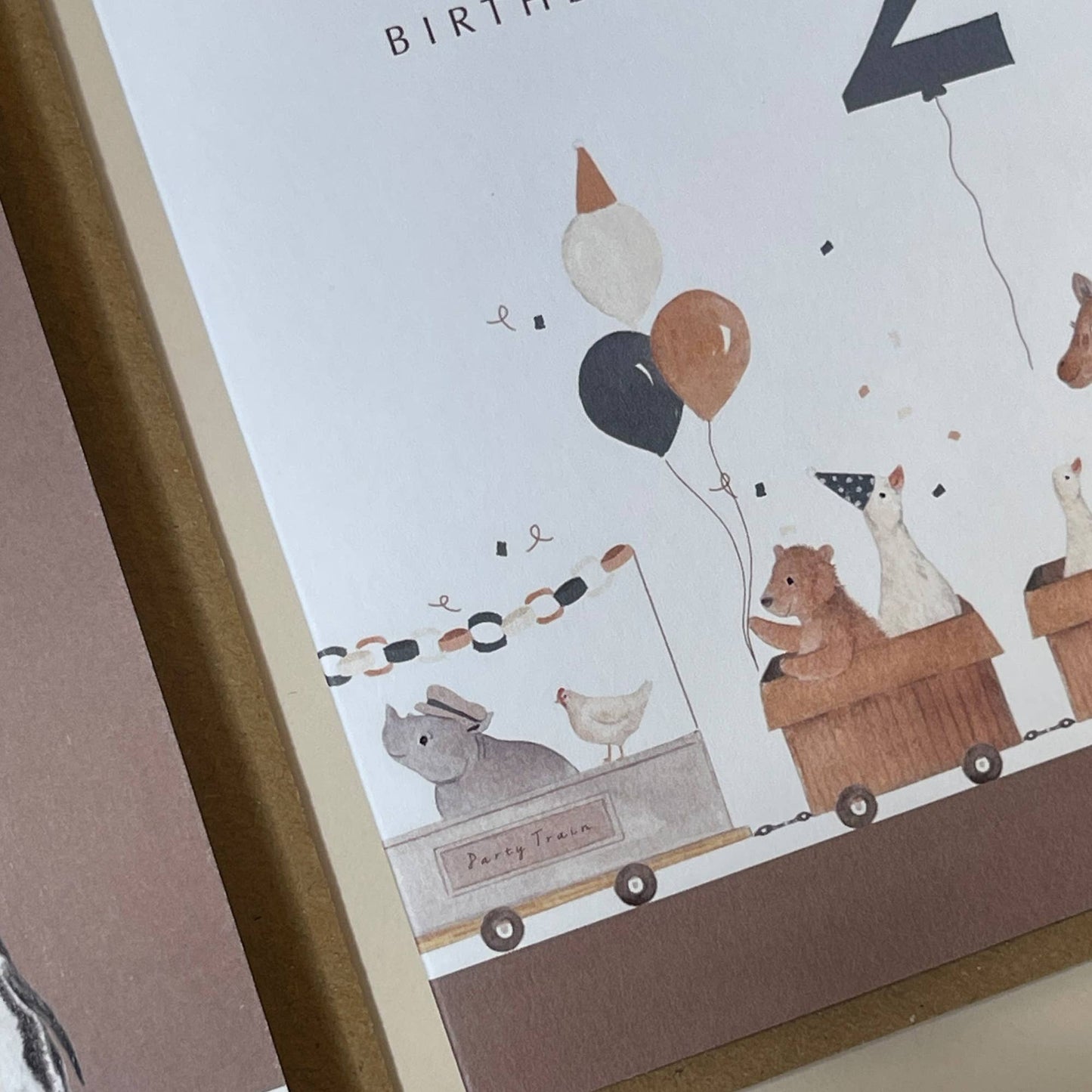 Little Roglets - 2nd Birthday Card | Special Ages Card | Train Birthday Card 
